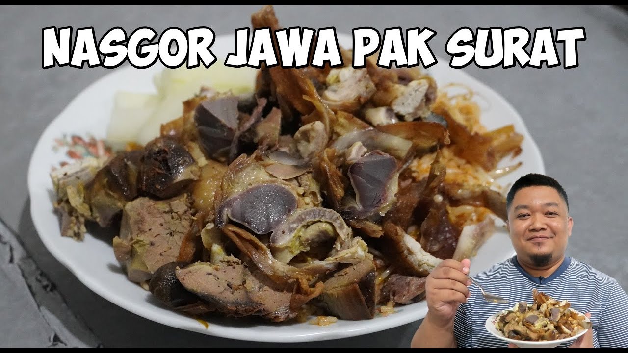 NASI GORENG JAWA PAK SURAT MASAKNYA MASIH PAKE ARANG!!