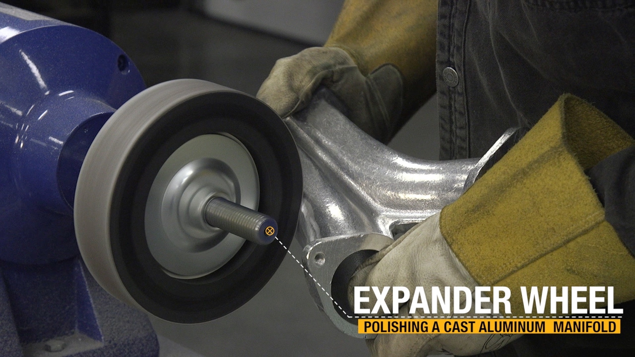 How to Polish a Cast Aluminum Manifold by Using an Expander Wheel - Eastwood