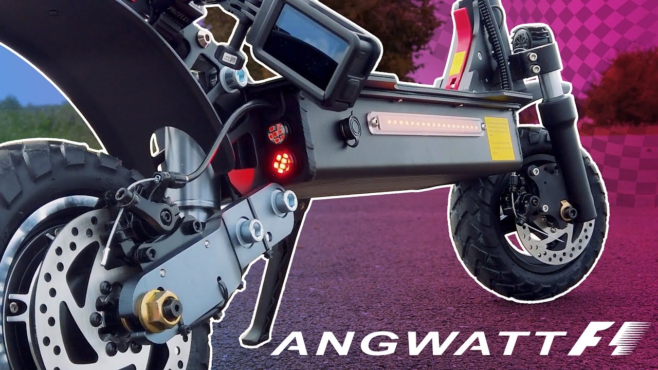 Angwatt F1 New - La petite trottinette électrique de Banggood fait une cure d'amincissement !
