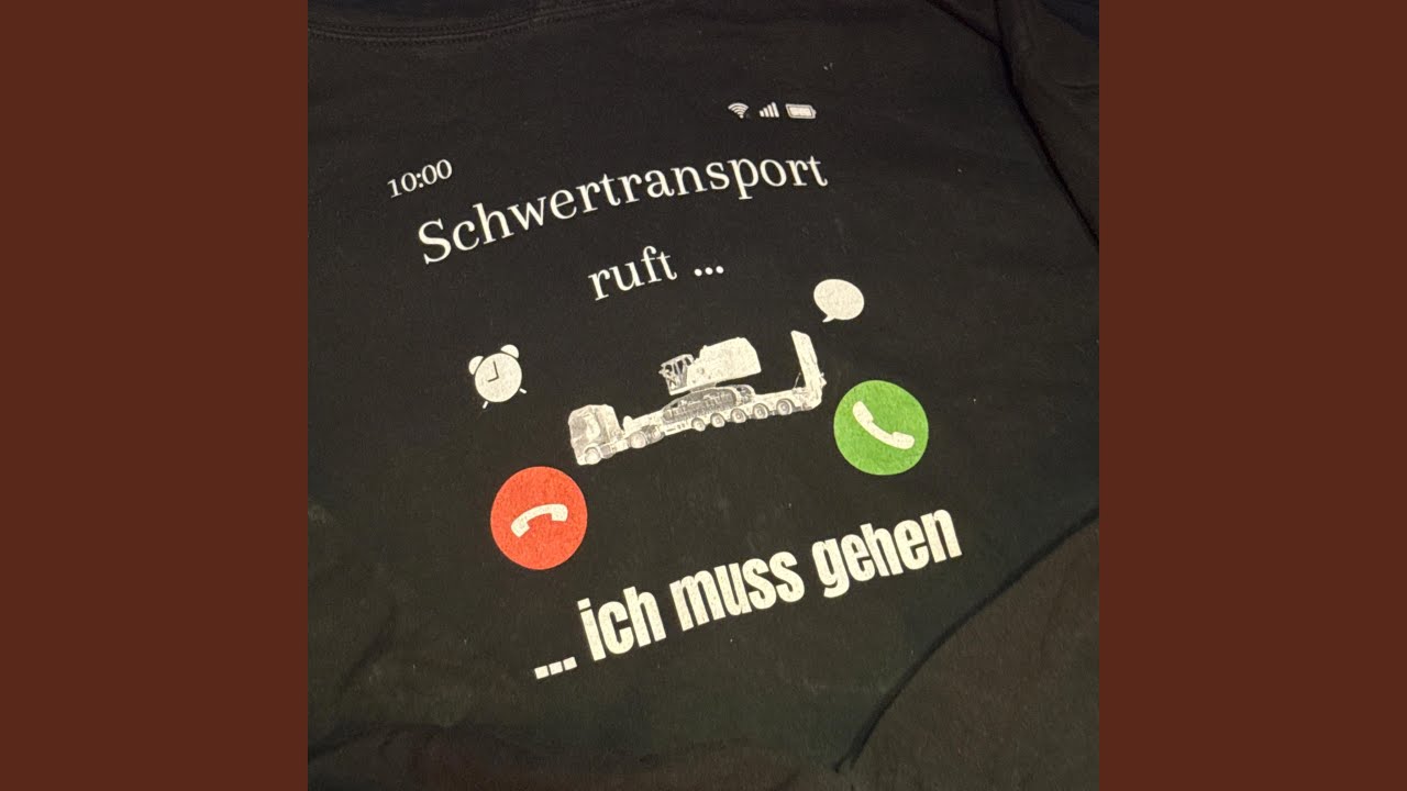 Schwertransport ruft.. ..ich muss los!