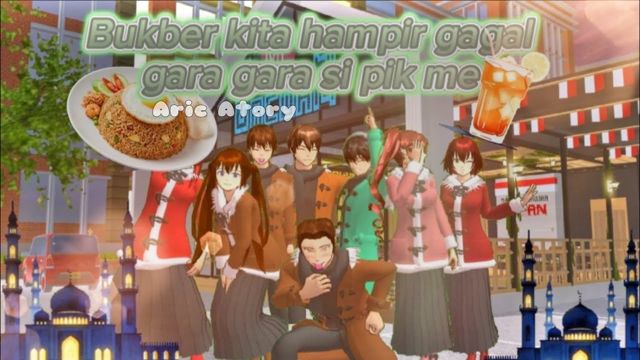 ARIC STORY #3 [BUKBER KITA HAMPIR GAGAL GARA GARA SI PIK ME] || DRAMA SAKURA SCHOOL SIMULATOR 