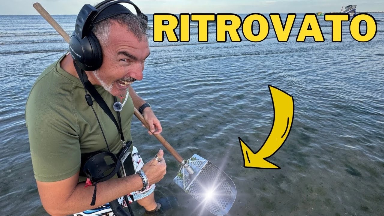 RITROVATO IN MARE con il Metal Detector  TRIPLE SCORE e le cuffie. PECCATO PER&Ograve;&hellip;.