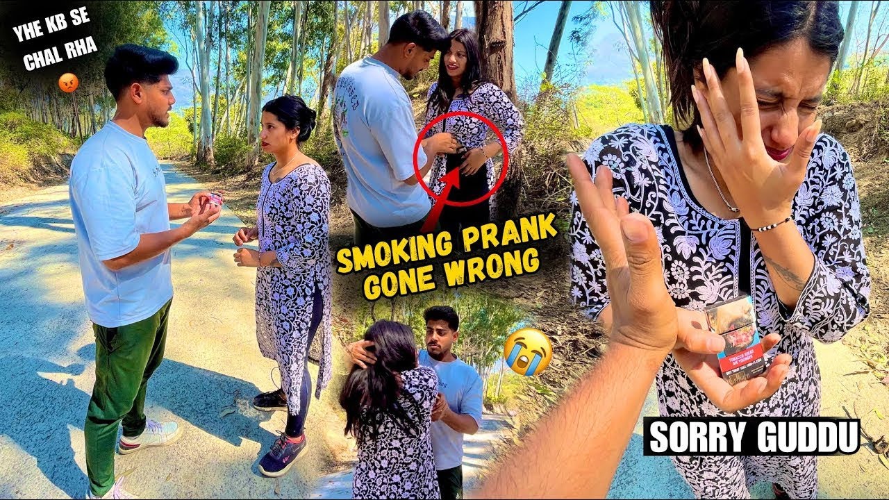 Smoking Prank On BF Gone Wrong 🤬He Slapped Me😭
