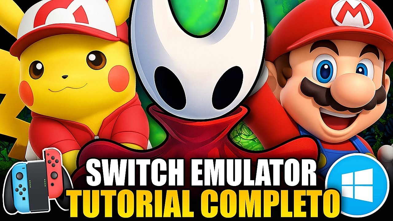 MELHOR Emulador de Nintendo SWITCH Para PC Fraco/Forte (EDEN) Como Baixar e Configurar! 2025