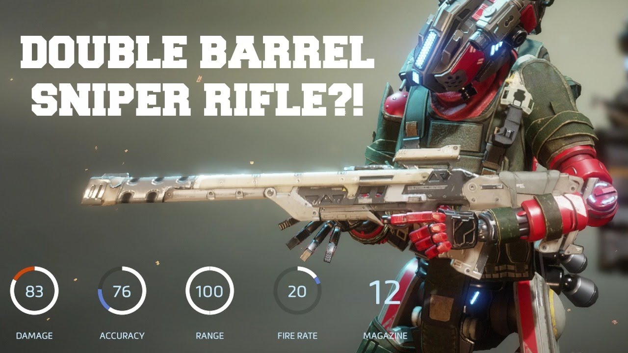 Titanfall 2 Tech Test // D-2 Double Take Double Barrel Sniper Rifle (TF2)
