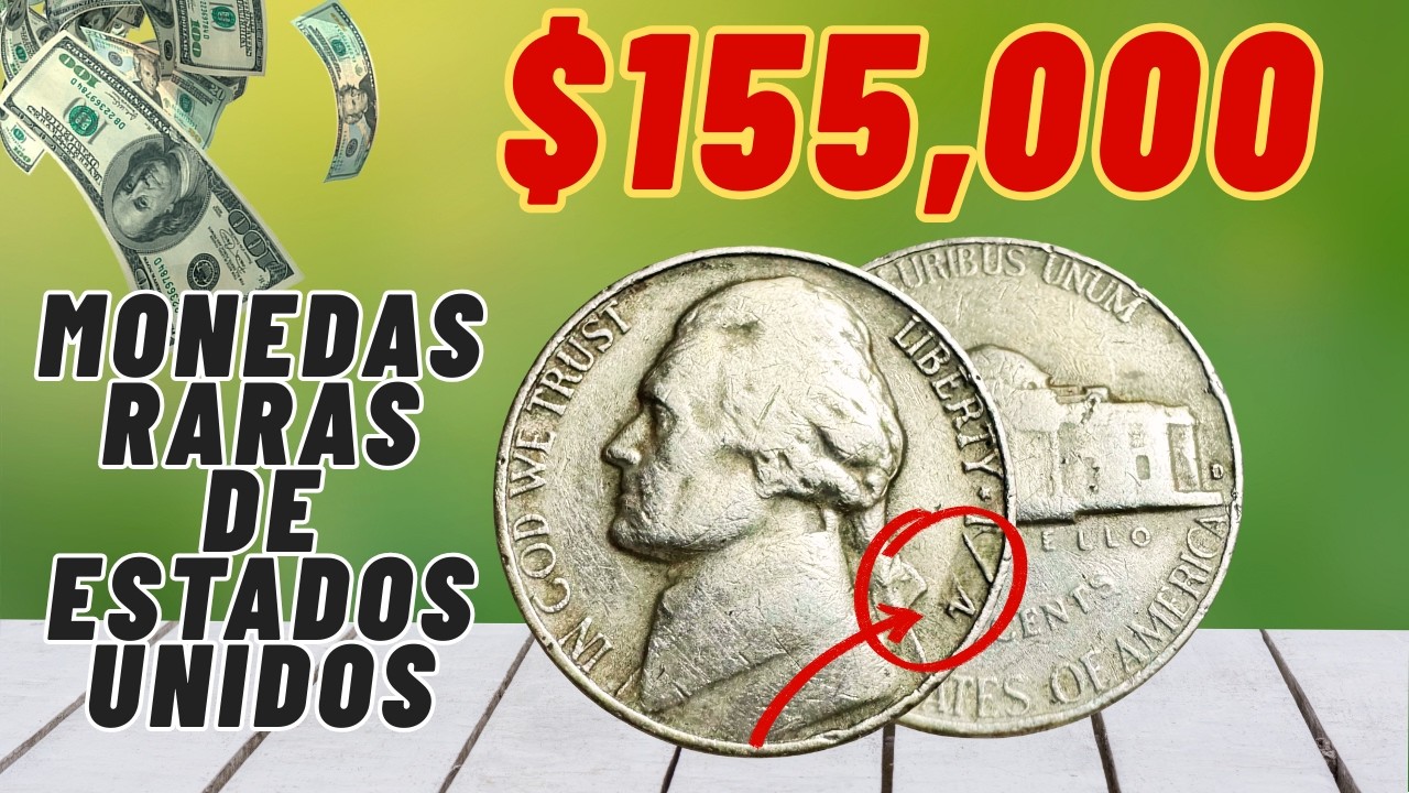 ¡Alto! Tus viejas monedas de cinco centavos podrían valer $94 000 y $61 000.