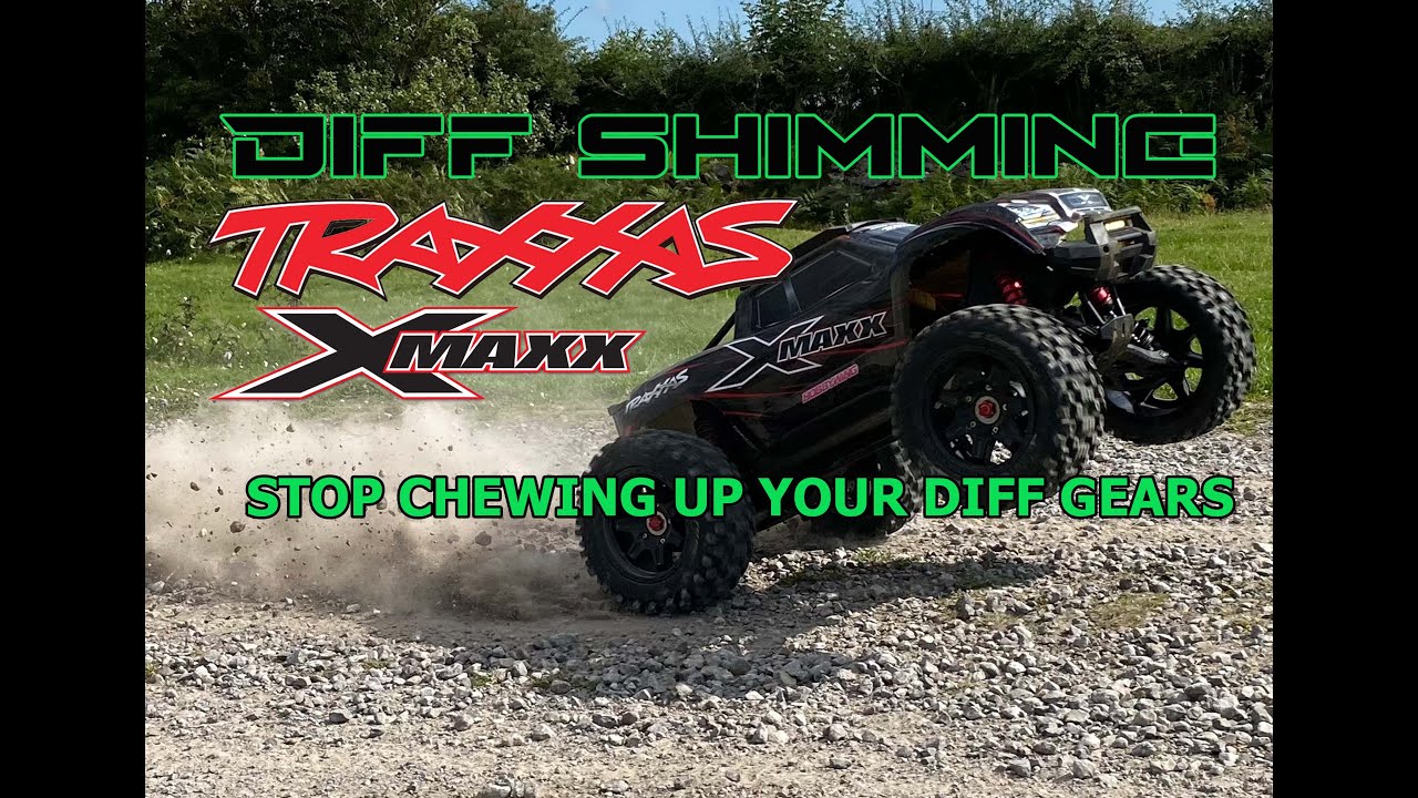 TRAXXAS XMAXX 8S  DIFF SHIMMING #RC #TRAXXAS #differential #FIX #SHIMMING