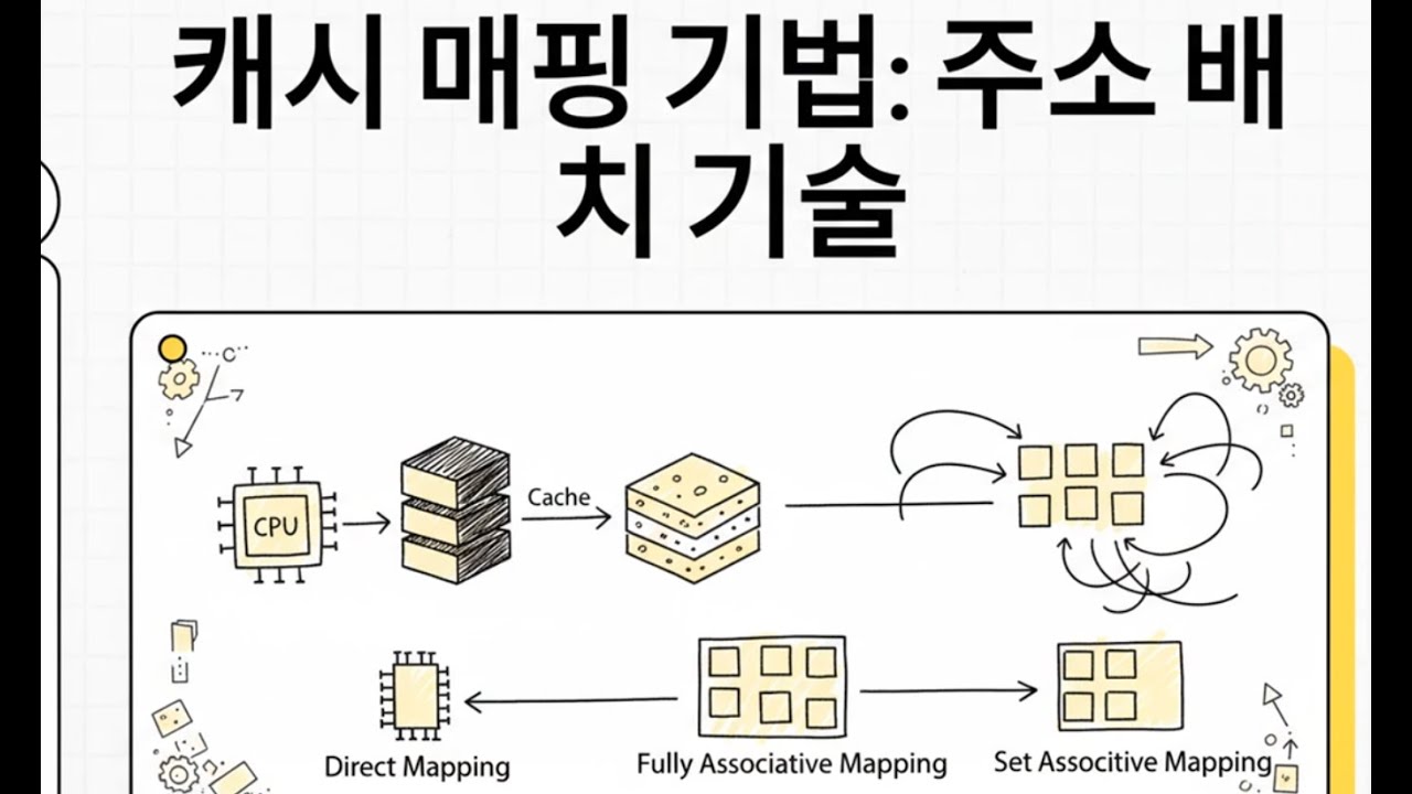 캐시 사상 (mapping) 기법