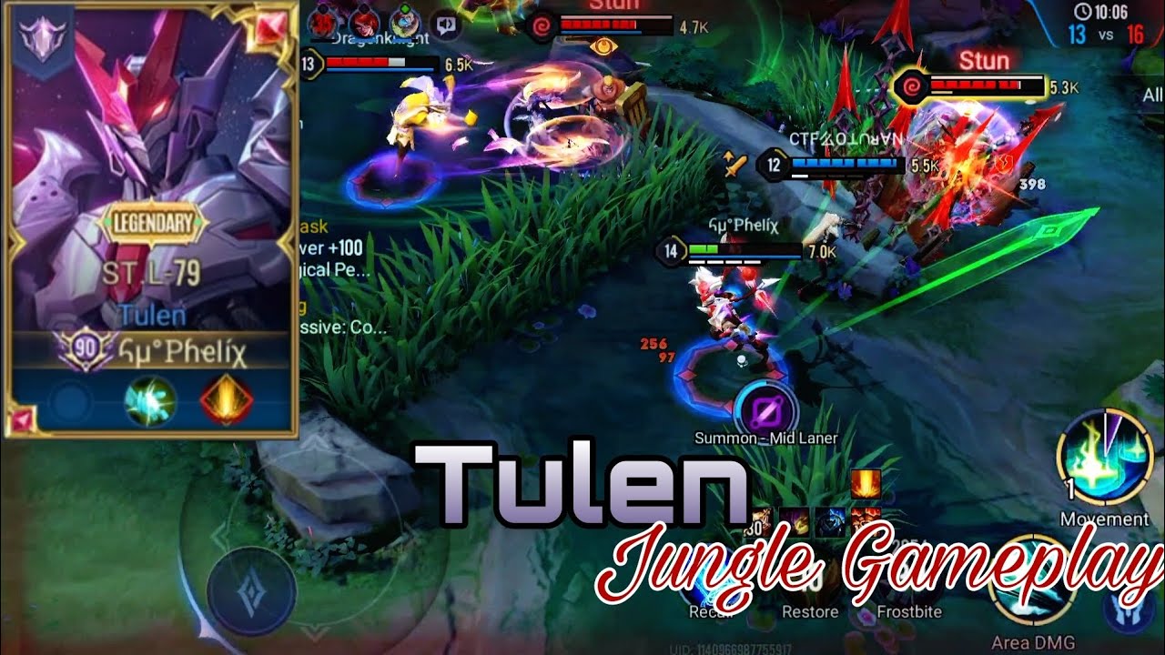 Tulen Jungle Gameplay | Ranked Match | Clash-Of-Titans | Arena of Valor | Liên Quân Mobile | Rov