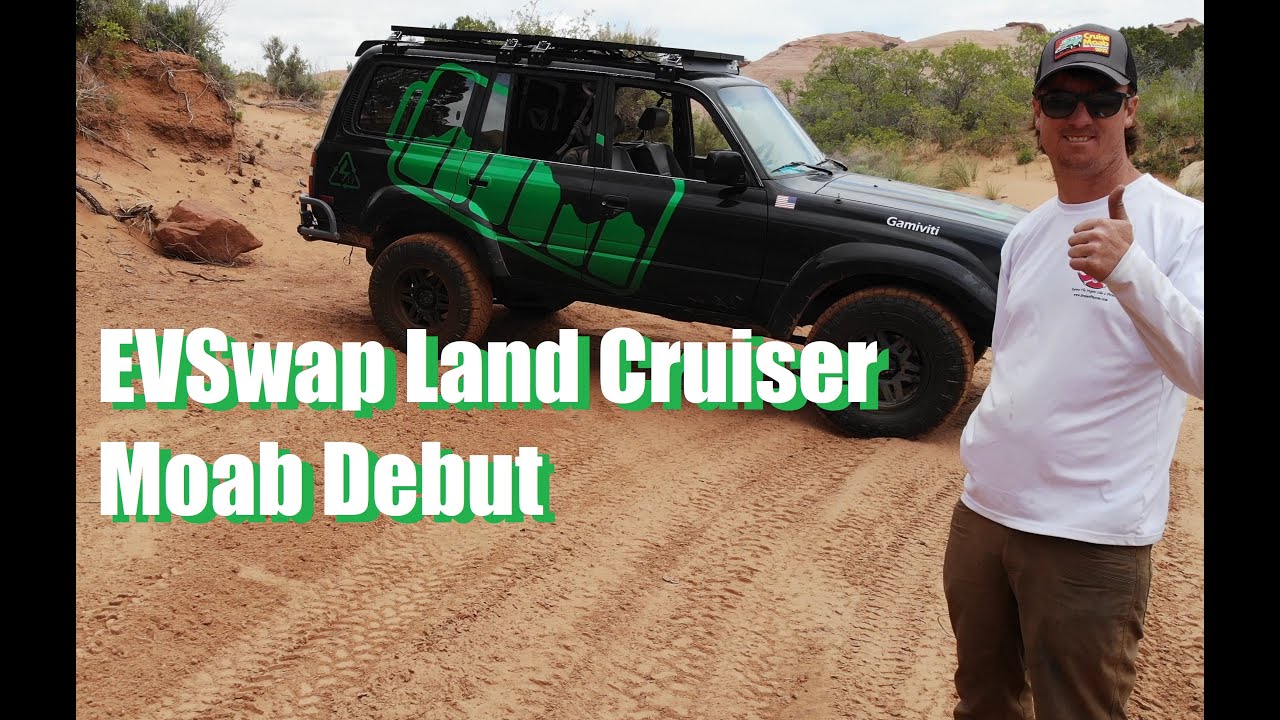 I Took my EV Swap Electric Conversion Land Cruiser to MOAB