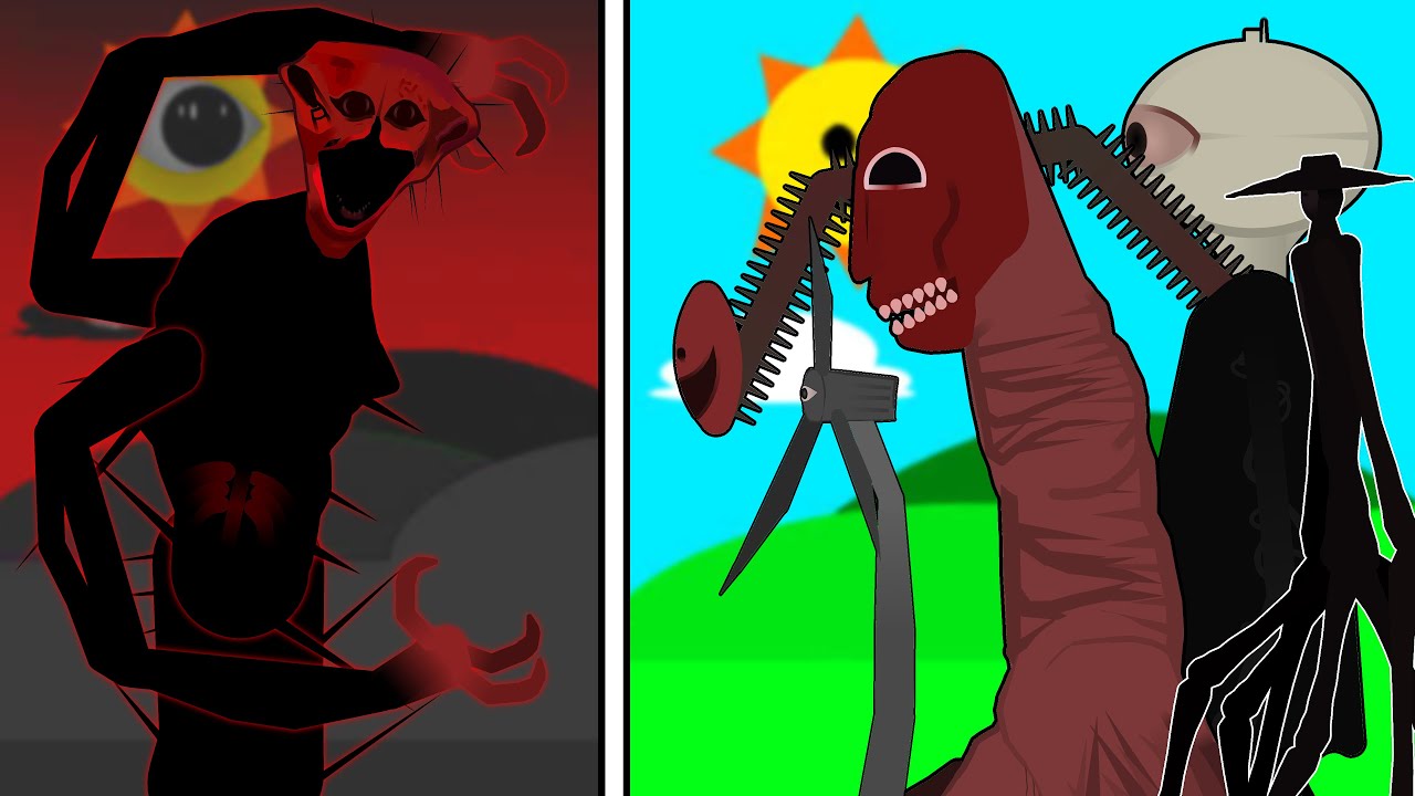 The Boiled One VS Doctor Nowhere Creatures - 4 (Analog Horror) Stick Nodes Animation Fight