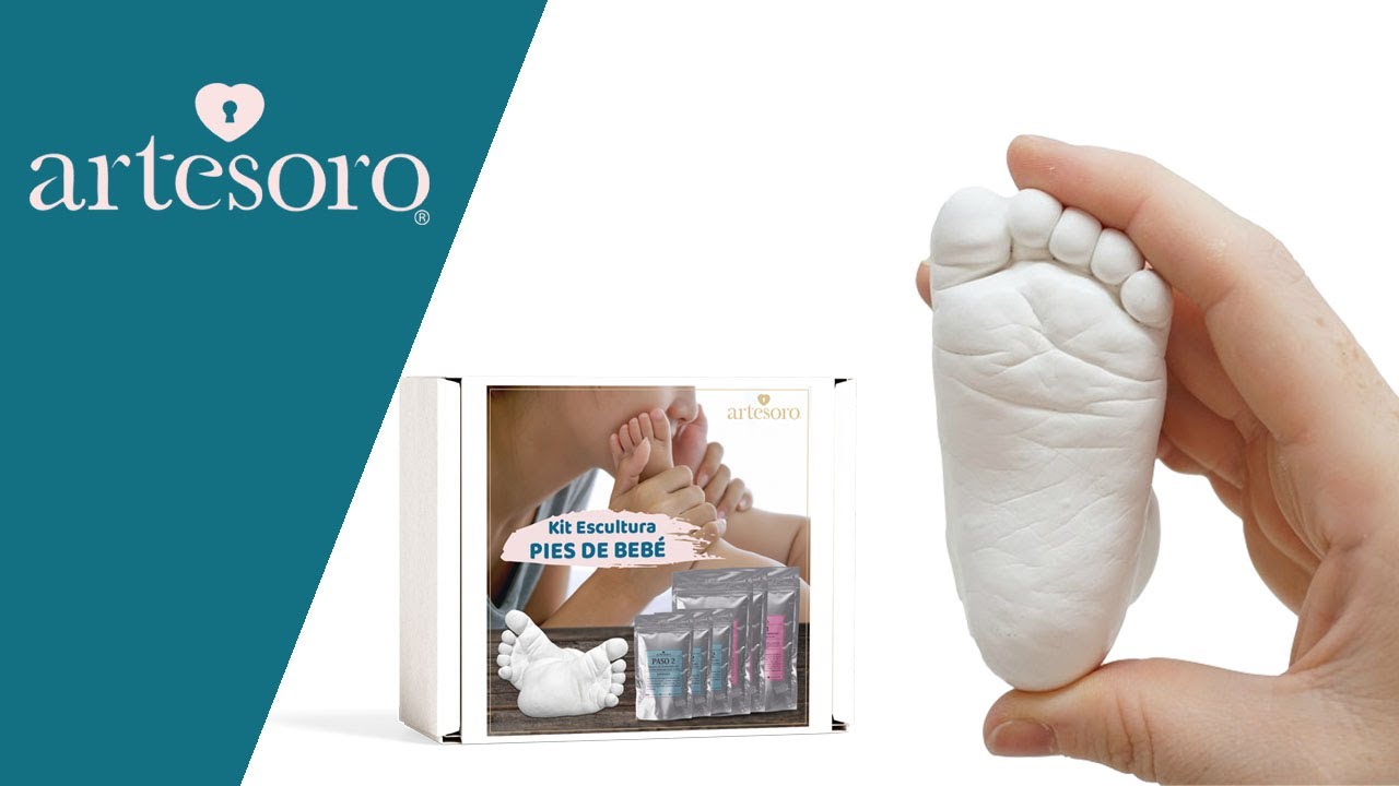 Videotutorial Kit de Escultura Pies de Bebé Artesoro 👣👶