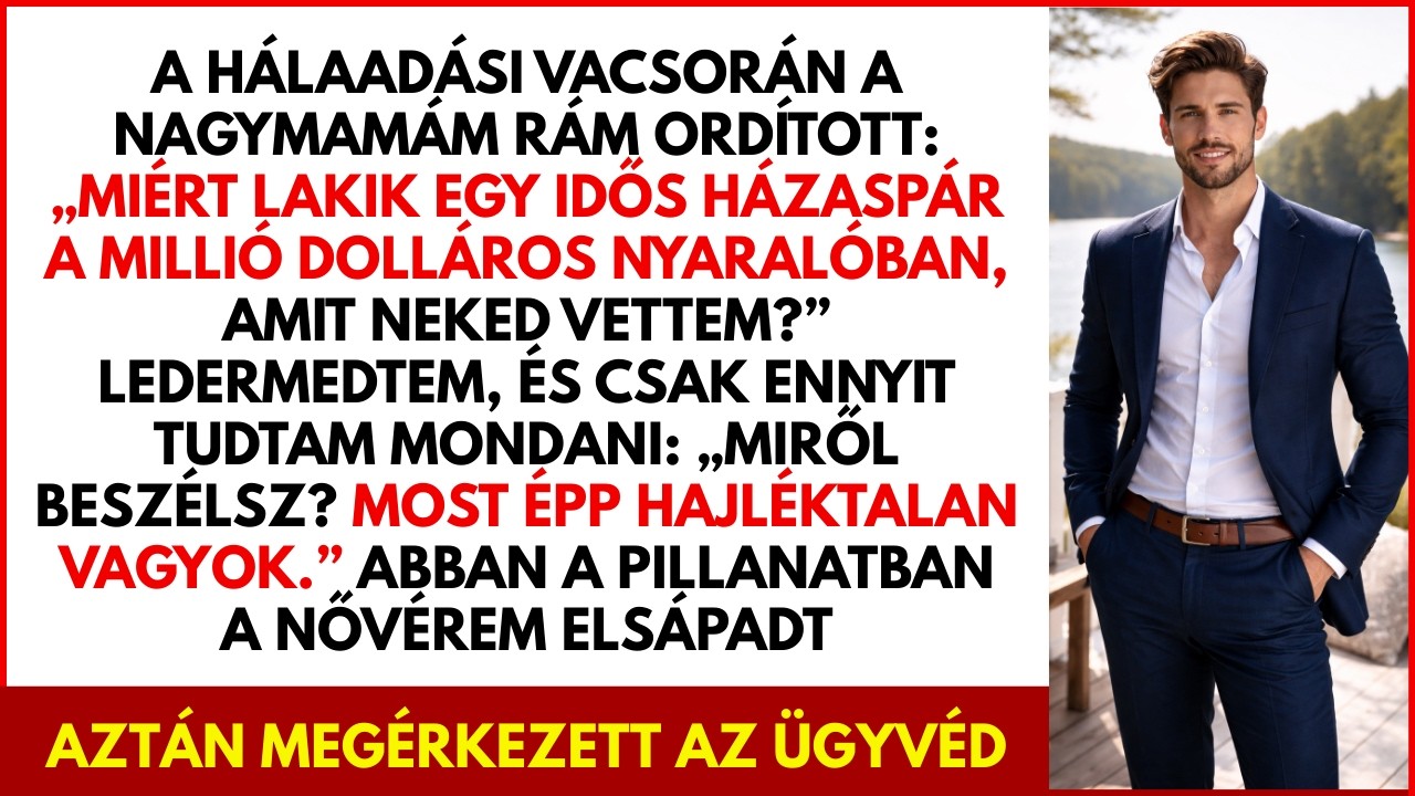 Hálaadáskor a nagymamám rám ordított… én lefagytam: „Fogalmam sincs róla.”
