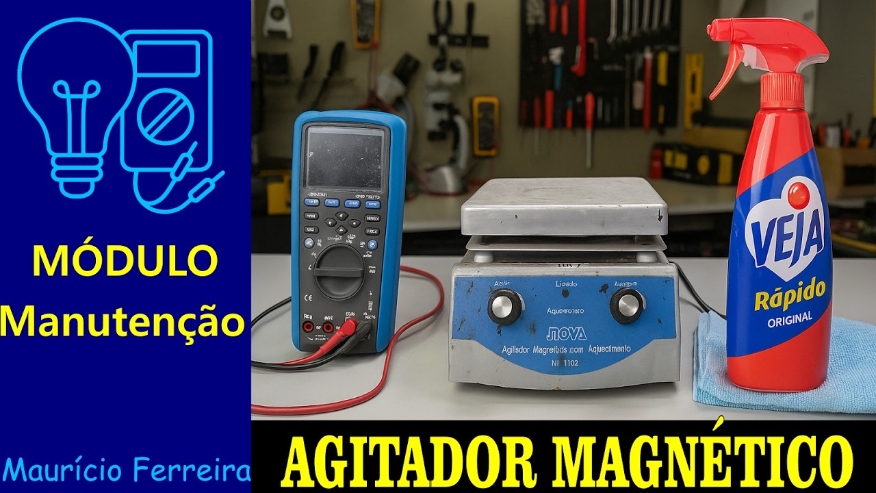 Manutenção: Agitador Magnético não liga. O que pode ser? #escriciencia #escritoriodaciencia