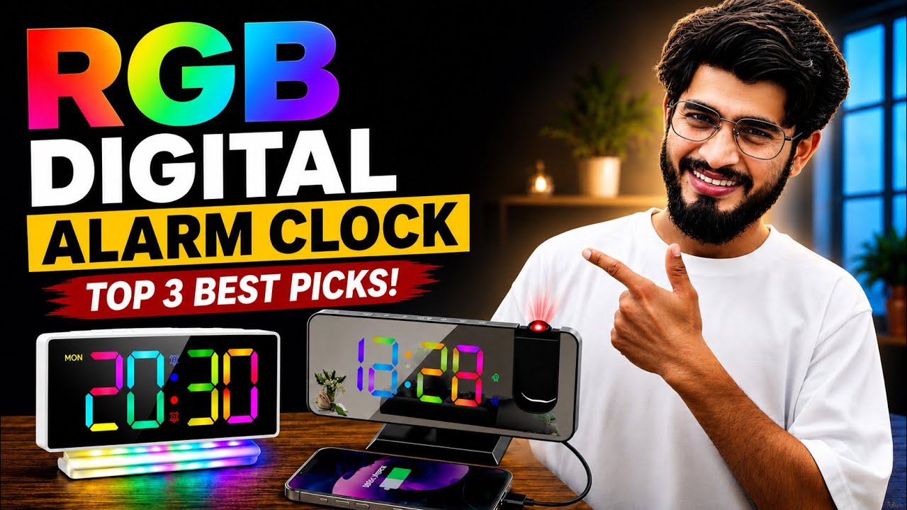 RGB Digital Alarm Clock 🔥 Top 2 Best Smart Clocks Under Budget!