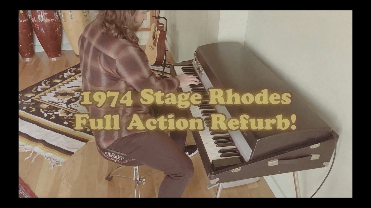 Fender Rhodes Full Action Repair | Kris Yunker
