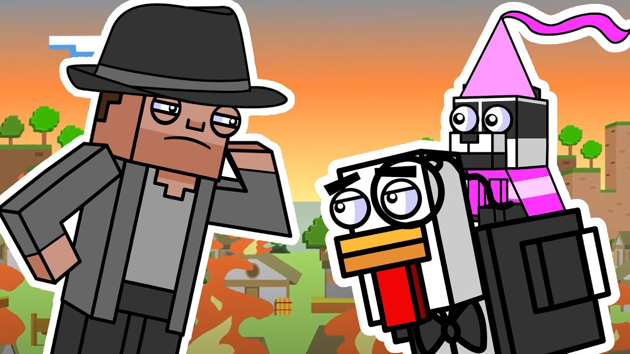 Burning Down a Minecraft Village!! | Block Squad (Minecraft Animation)