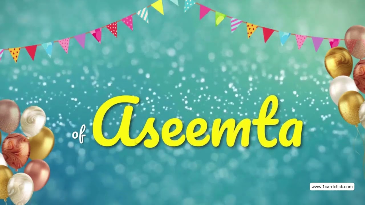 Happy Birthday Video Message With Digital Card #digitalcards