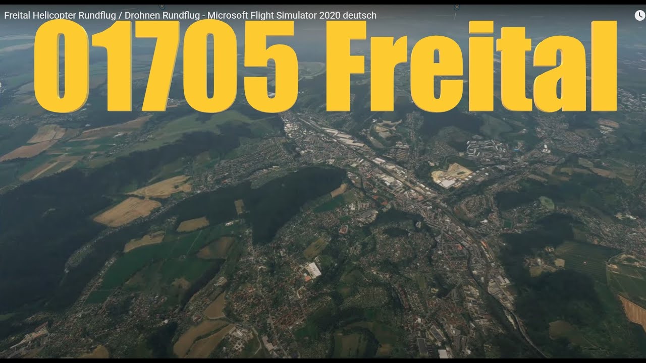 Freital Helicopter  Rundflug / Drohnen Rundflug - Microsoft Flight Simulator 2020 deutsch