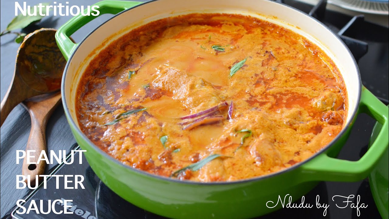 Healthy Peanut Butter and Chicken sauce / Easy Recipe /Ndudu by Recipe