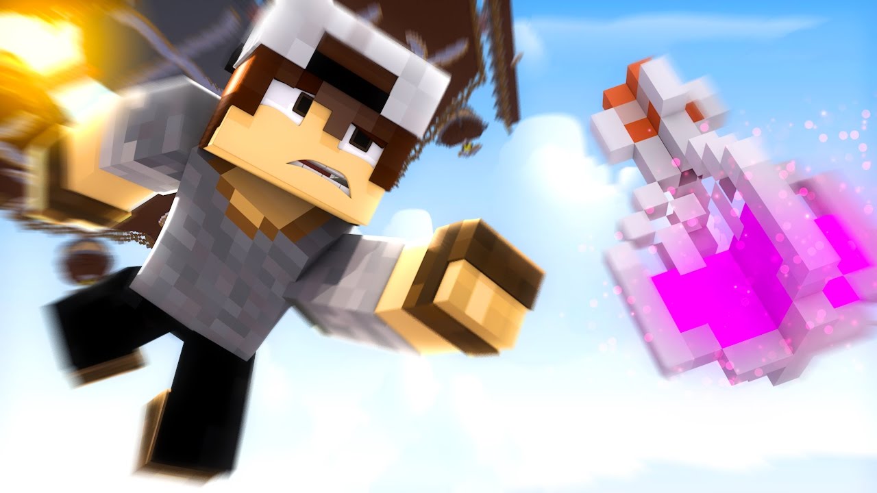 Minecraft: MLG PVP - PEGUEI UM ITEM NO AR!