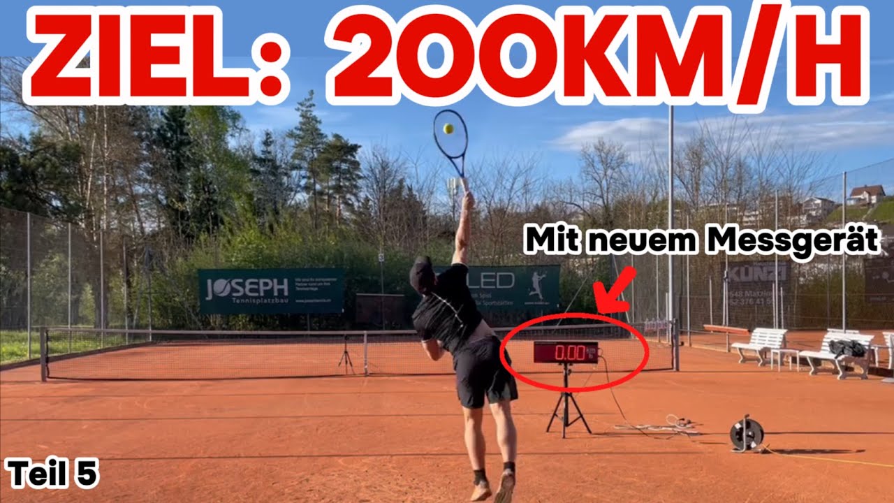 Der Weg zum 200 km/h-Aufschlag 5/12: Mit Profi-Messgerät!