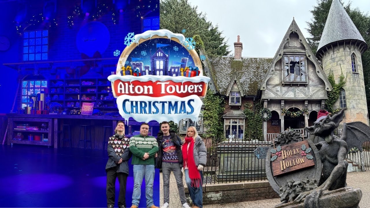 Стоит ли посещать рождественское мероприятие в Alton Towers?! | Рождественский видеоблог Alton To...