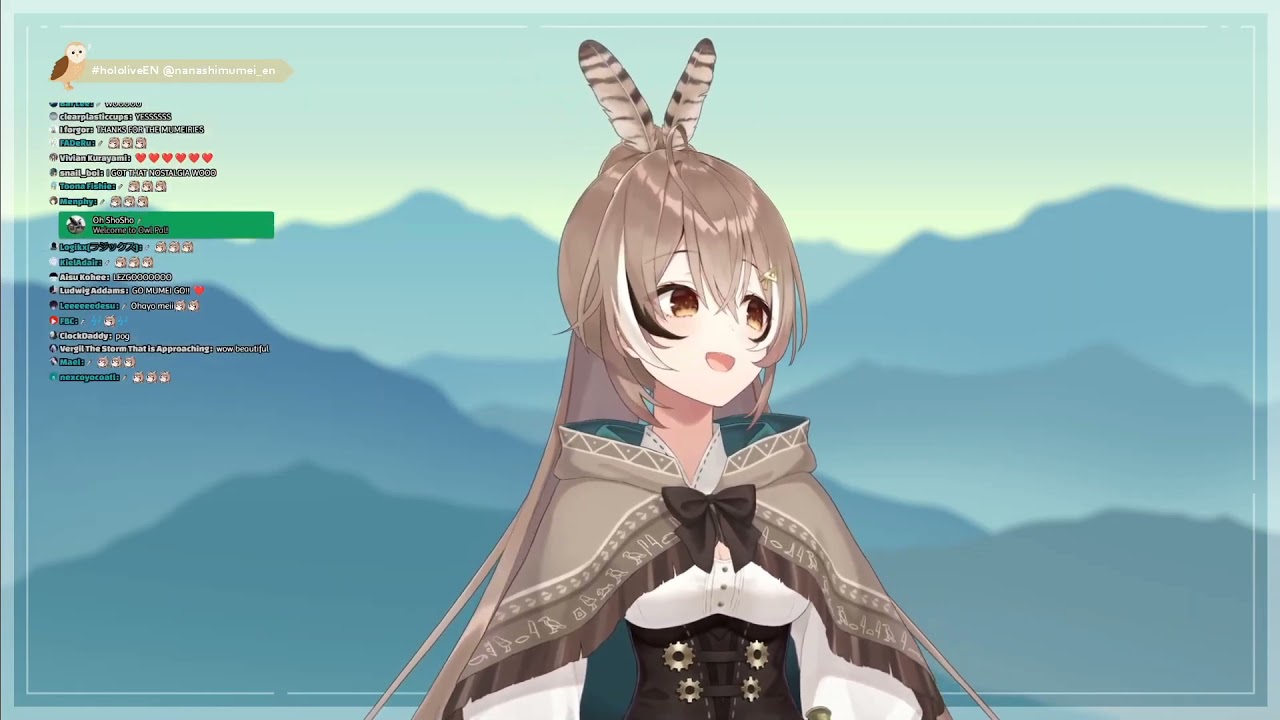 Nanashi Mumei sings Thnks fr th Mmrs (Acoustic Version)