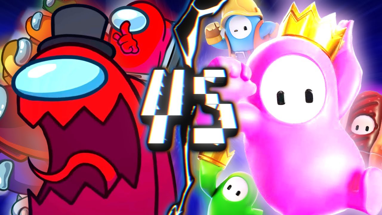 Among us Vs. Fall Guys - Battle Animation