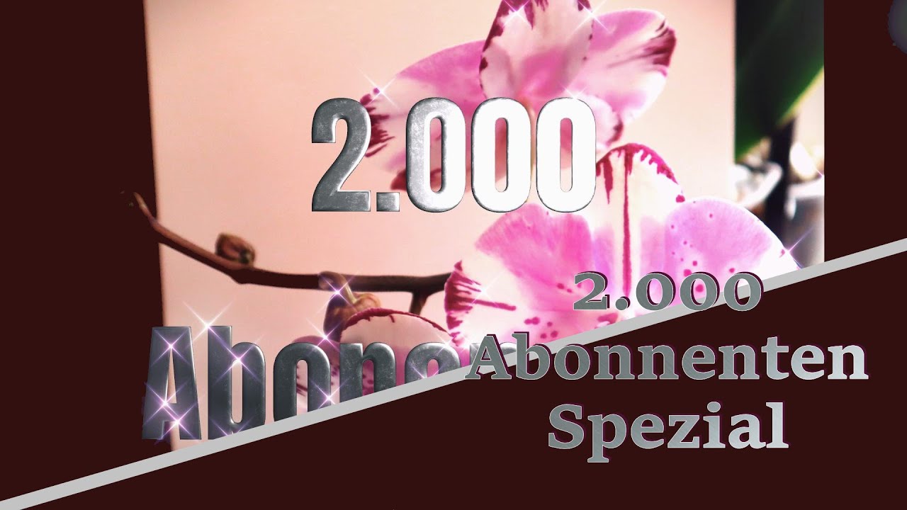 2.000 Abonnenten mit Gewinnspiel!