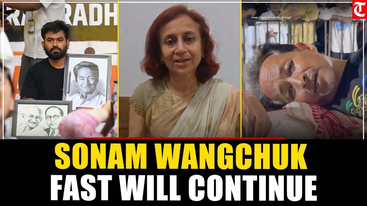 Sonam Wangchuk Says 'I Will Continue My Fast' | Gitanjali Shares Video