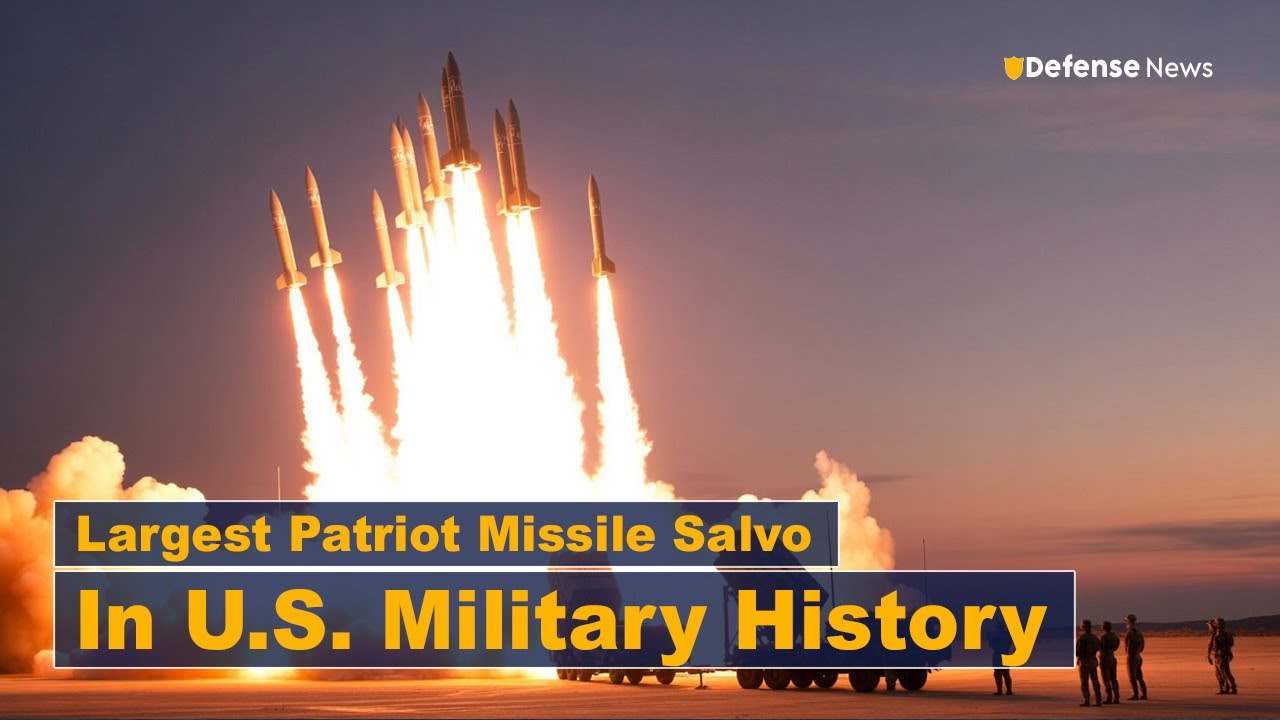 Largest Patriot Missile Launch in U.S. History | Defense of Al Udeid Air Base
