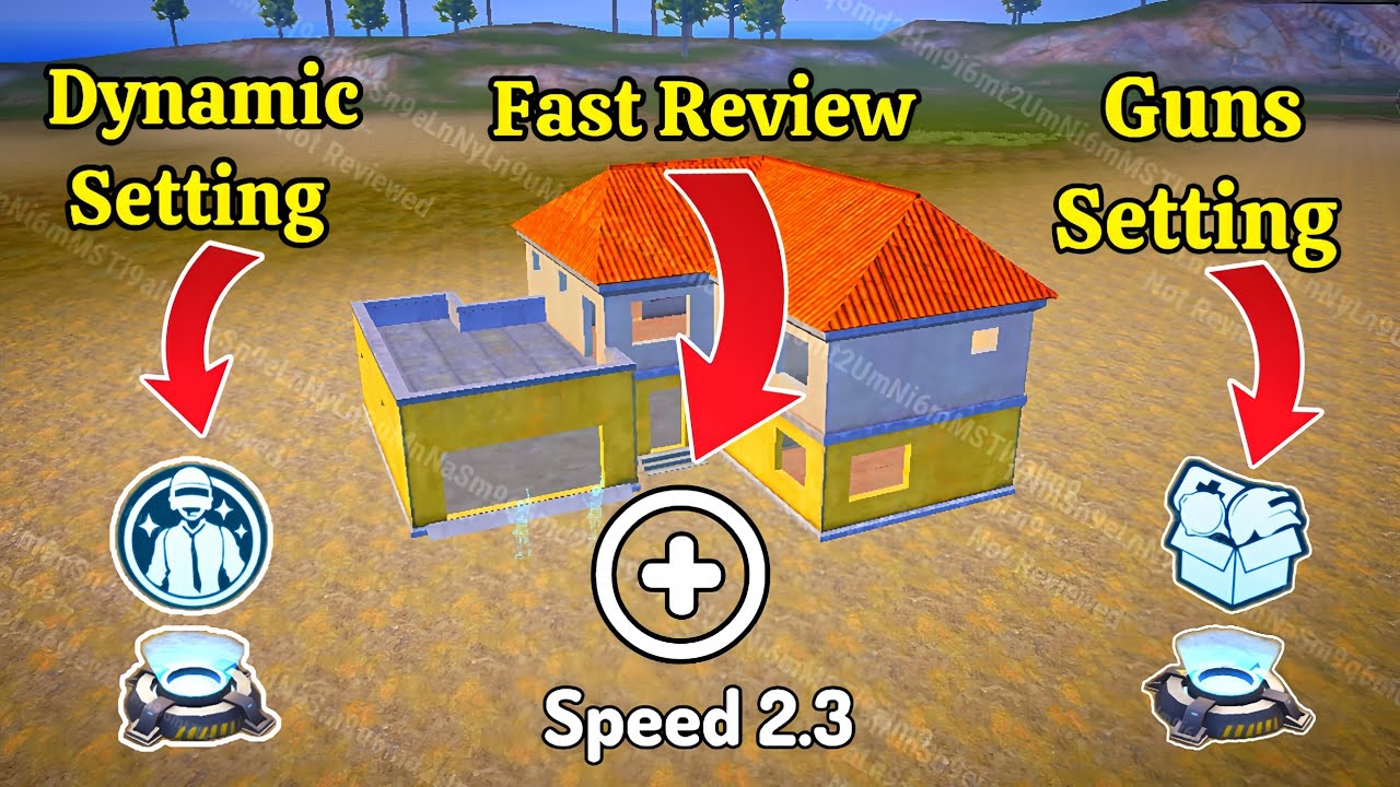 Fast Review | Dynamic Setting | Guns Setting in Wow Map | Fast review Dynamic Setting PUBG MOBILE