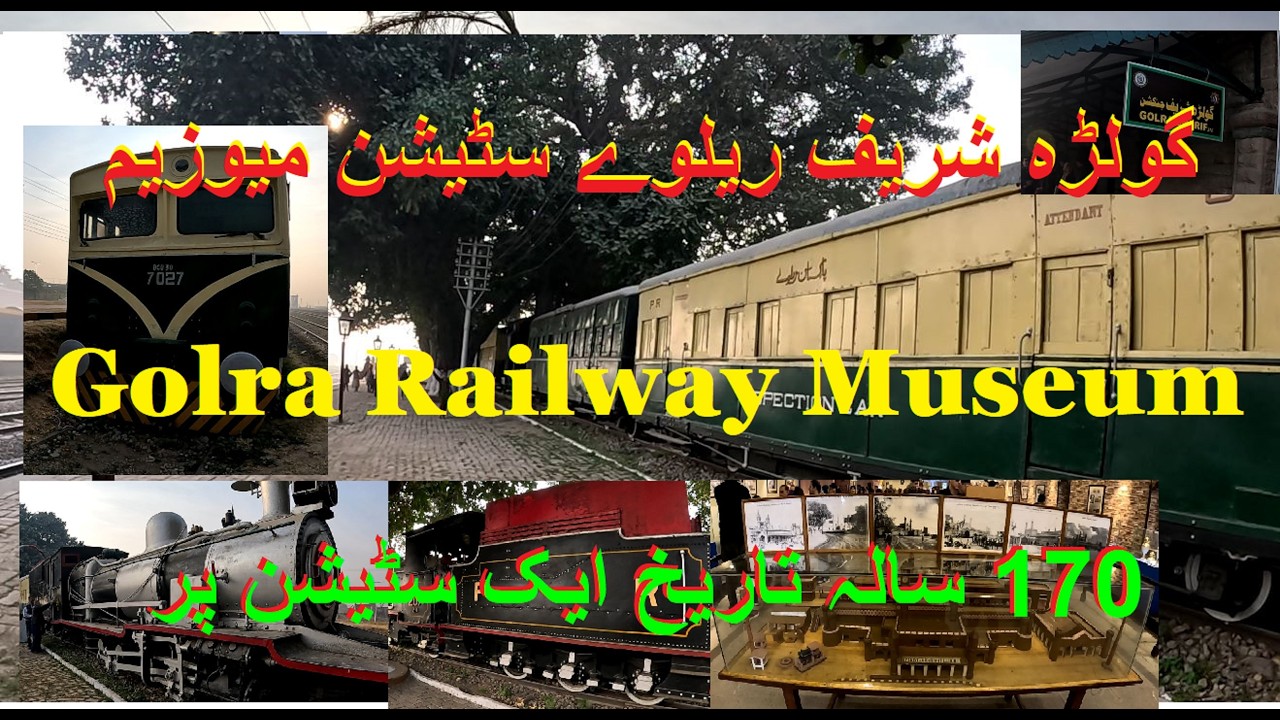 Golra Sharif railway Station Museum 170 year old rail History At Only one Station . With Raz Uncle