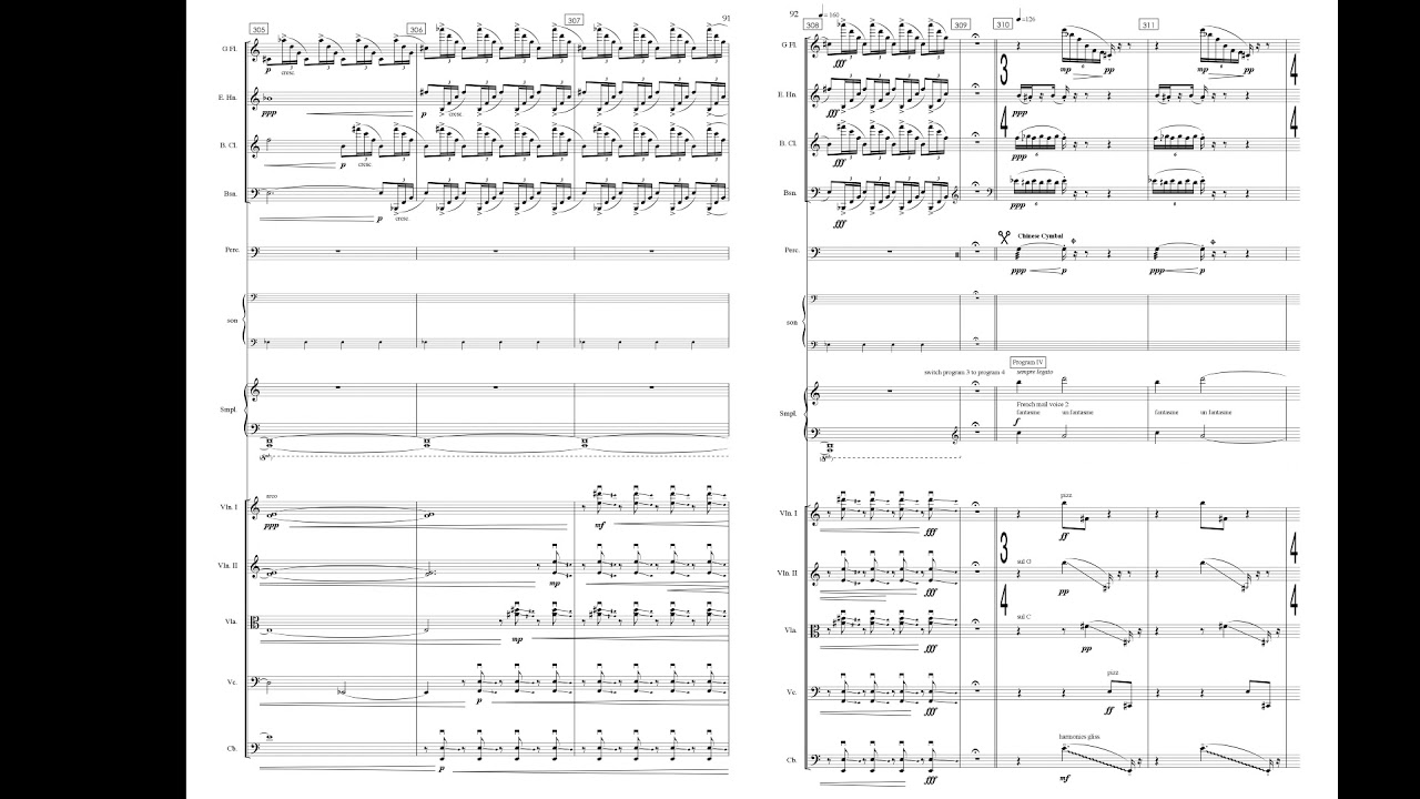Ondřej Adámek - Ca tourne ça bloque (w/ score) (for sampler and ensemble) (2007/08)