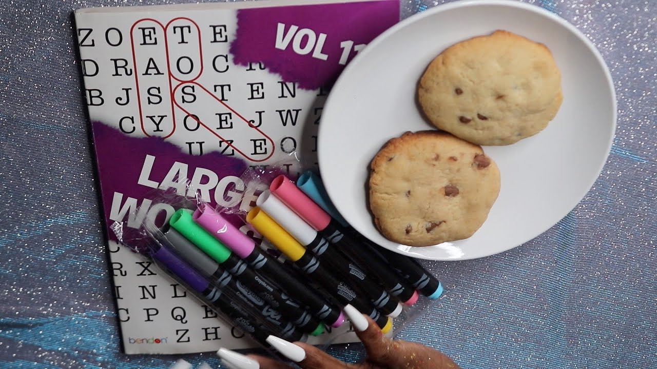 HOLIDAYS ON SCREEN WORD SEARCH ASMR EATING SOUNDS
