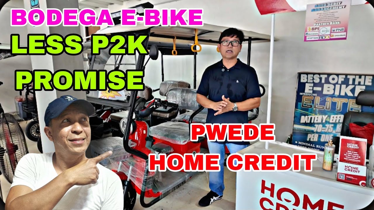 EBIKE LOAN SA MALAKING BODEGA NG EBIKE SA BULACAN LESS P2K PA