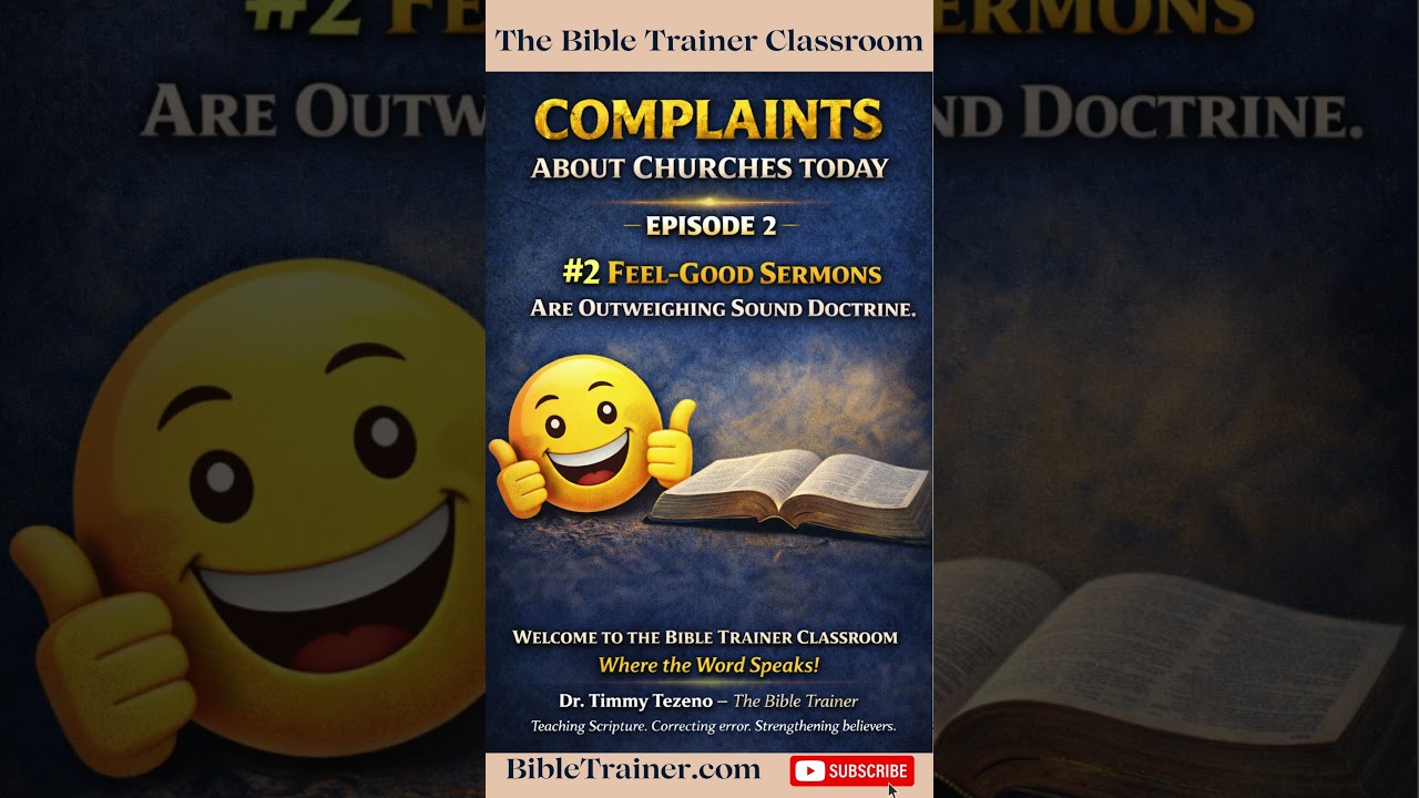 Feel-Good Sermons Are Replacing Sound Doctrine — And It’s Dangerous | Dr. Timmy Tezeno 
