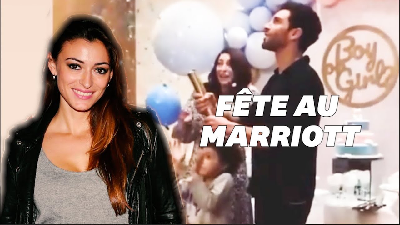 Rachel Legrain-Trapani et Valentin L&eacute;onard r&eacute;v&egrave;lent le sexe de leur futur b&eacute;b&eacute; lors d'une showe