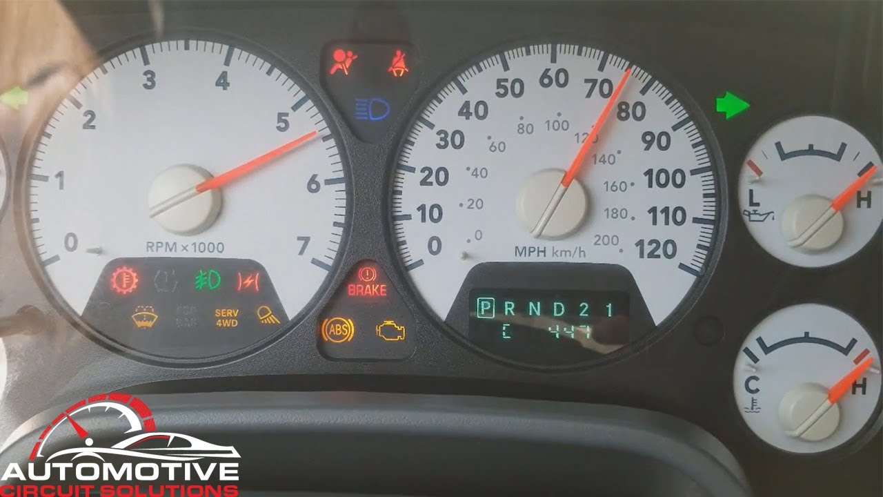 2005 2006 Dodge Ram 1500 2500 3500 Tachometer Problem | How to Remove for Repair