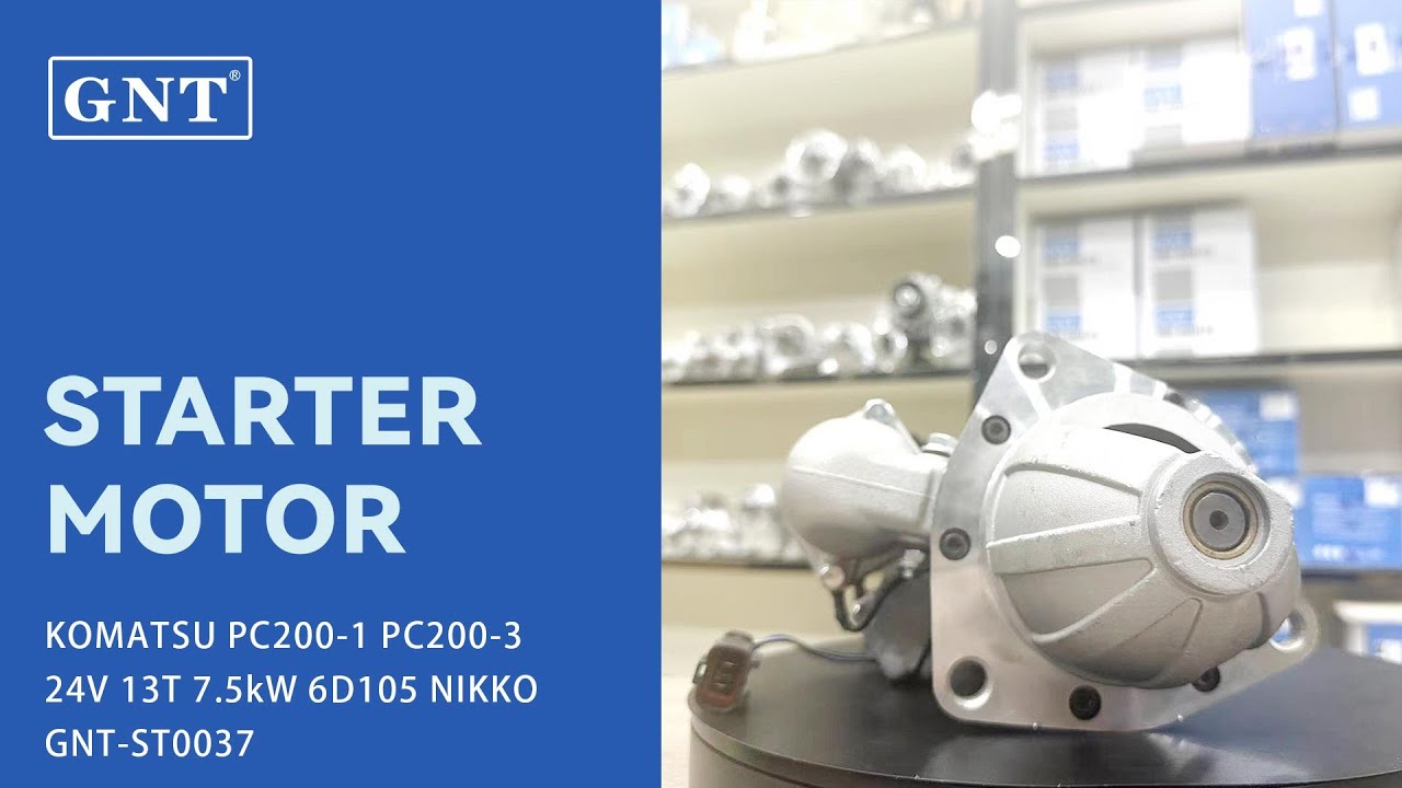 Starter Motor for KOMATSU D20 D21 D31 D40 Crawlers 4D105 6D105 6D110 Engine - We Supply Worldwide!