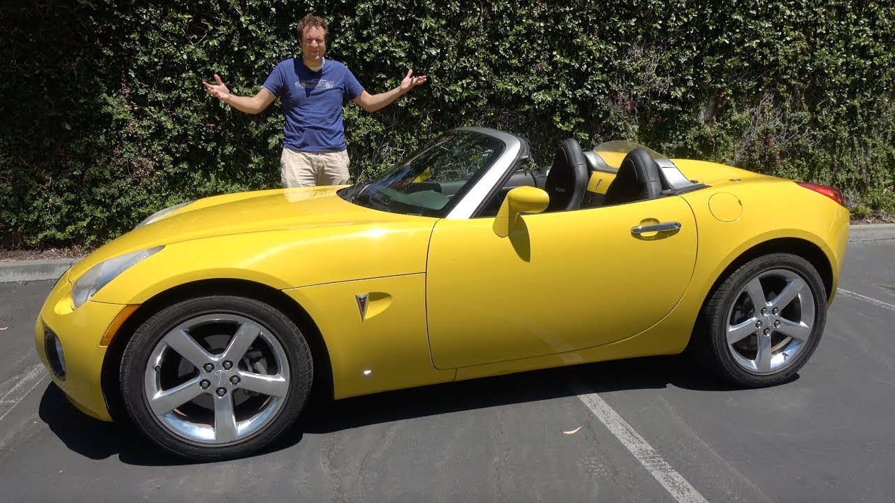 Pontiac Solstice был улучшенной Miata от General Motors