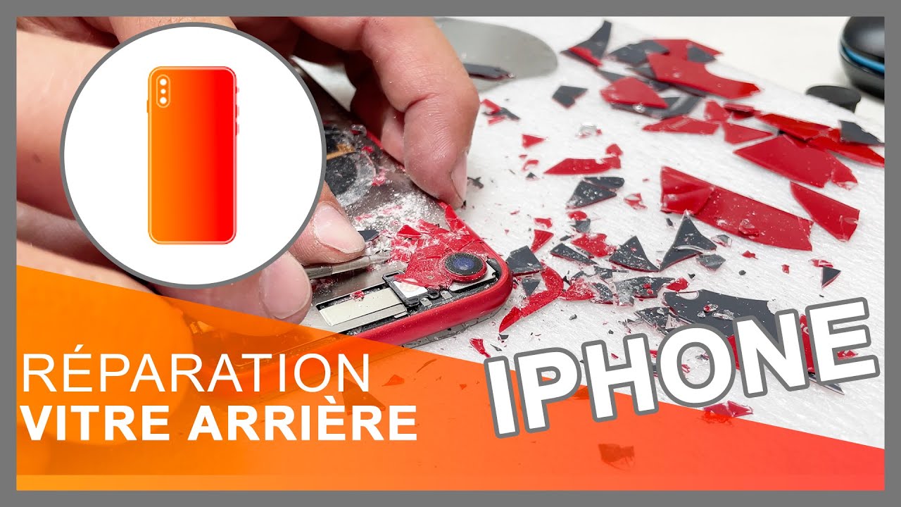 Réparation vitre arrière iPhone 8 et au-delà