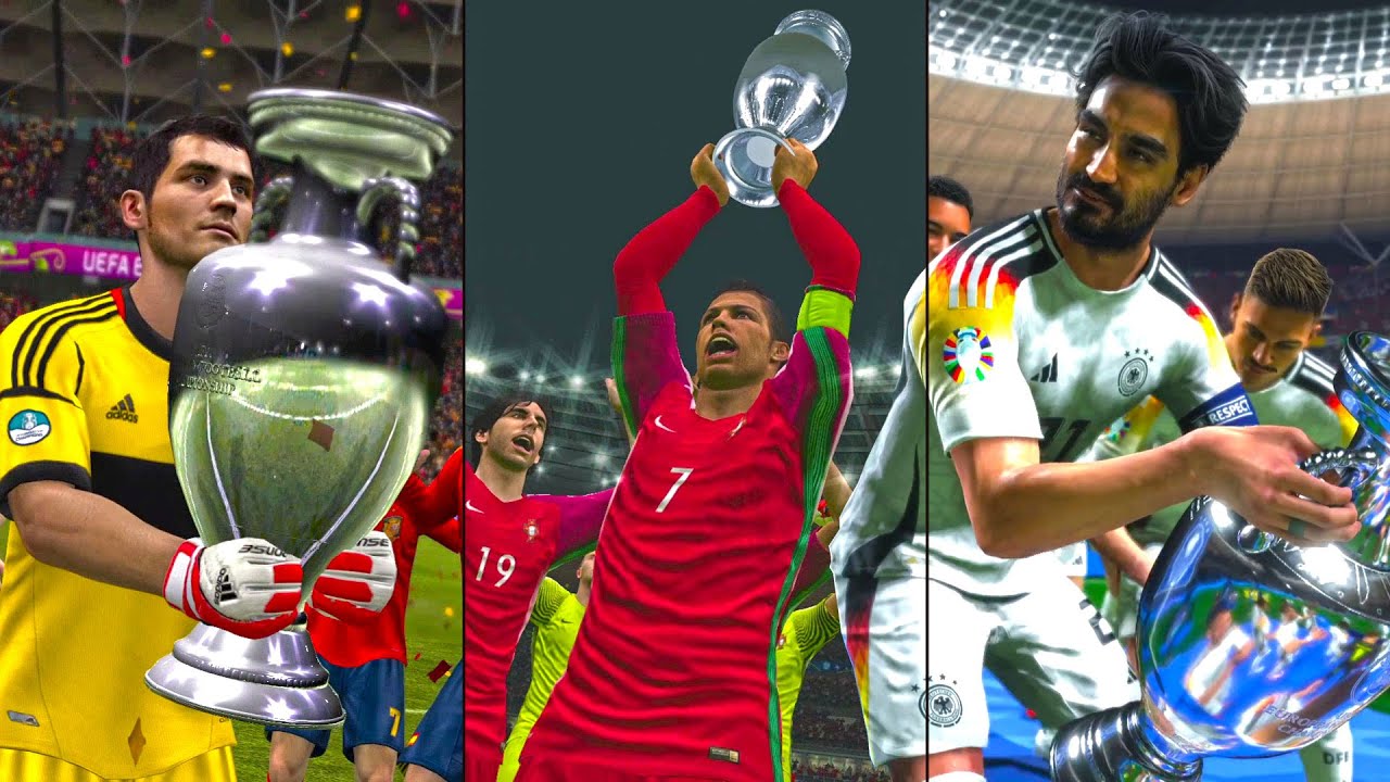 TROPHY PRESENTATION UEFA EURO From 2000 to 2024