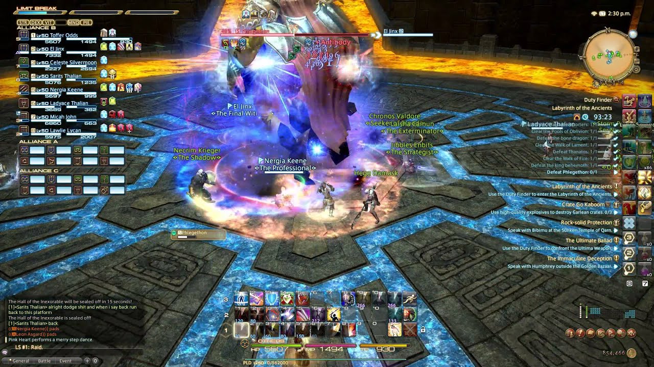 FFXIV - Labyrinth of the Ancients RAID - FINAL BOSS