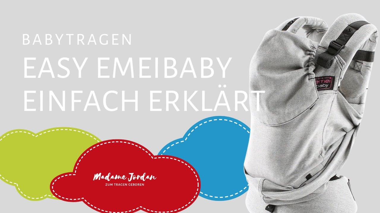 Emeibaby Easy Babytrage – Anleitung | So legst du sie schnell & einfach an