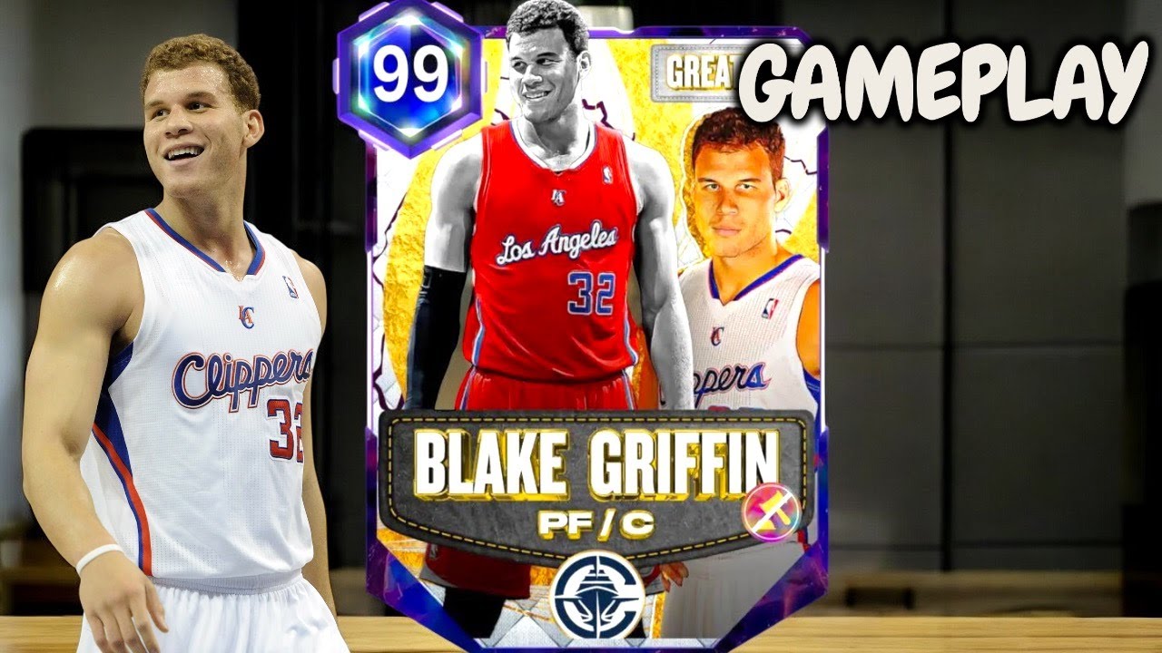 Геймплей за персонажа Блейка Гриффина в режиме Myteam в NBA 2K26 (темная материя)