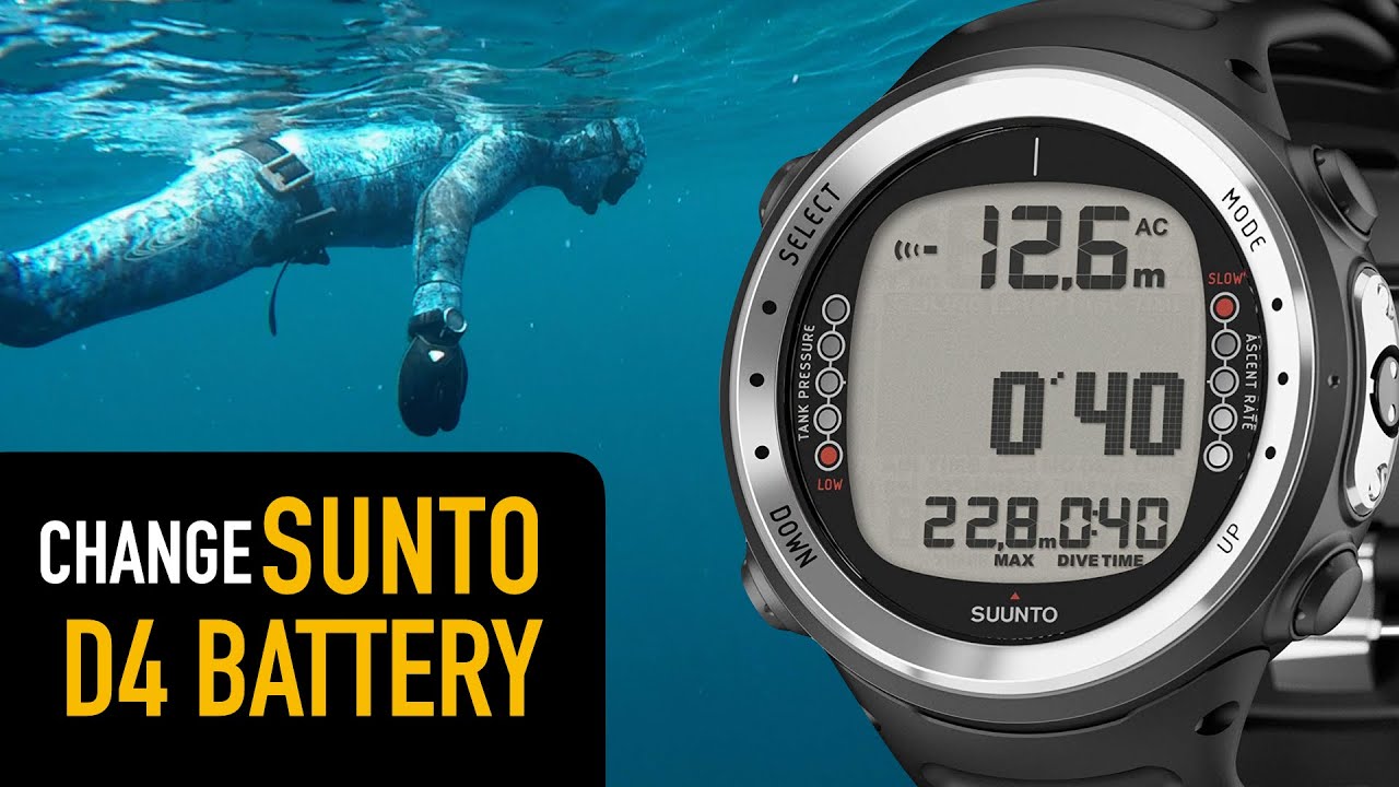 Suunto D4 / D4i / D4f Battery Replacement | Dive Computer