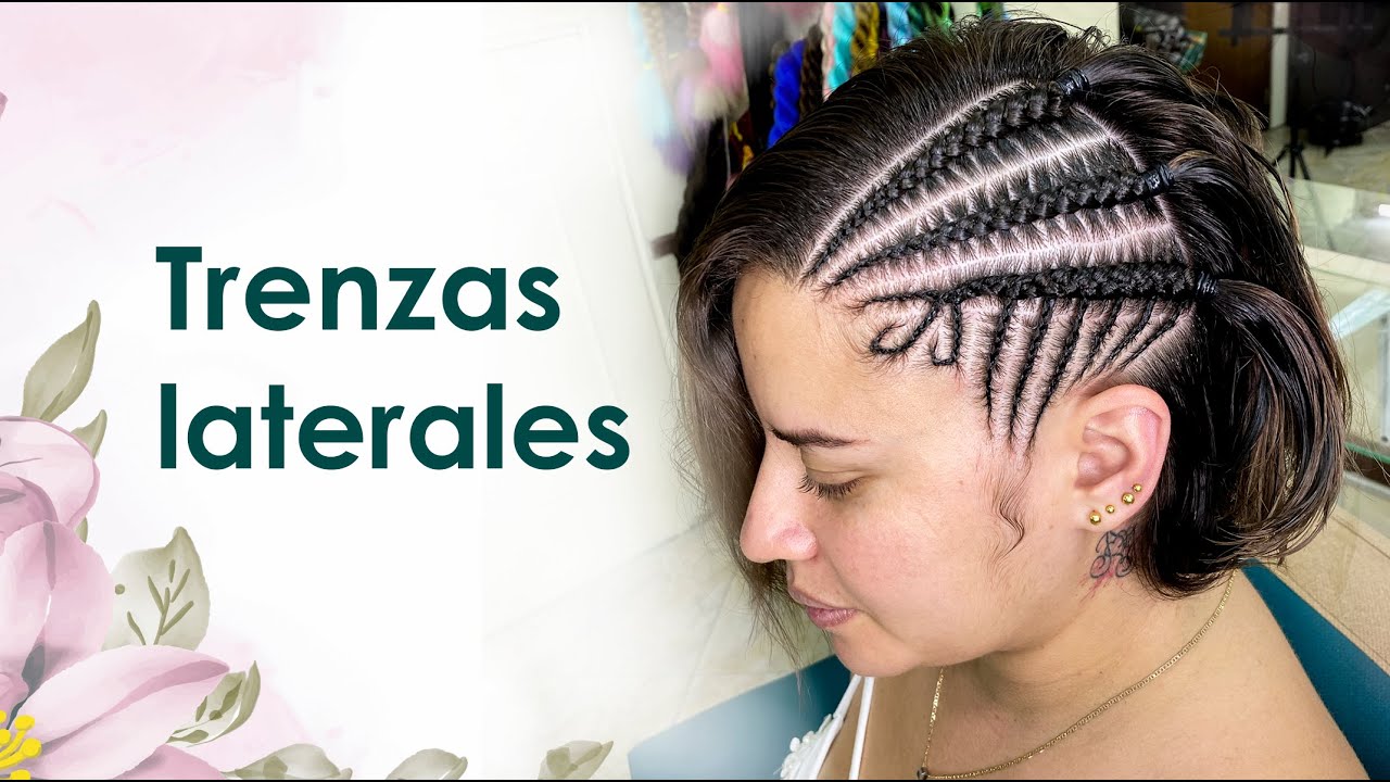 TRENZAS LATERALES | Trenzas raperas | Trenzas roqueras en cabello corto | SHELLY AFRO