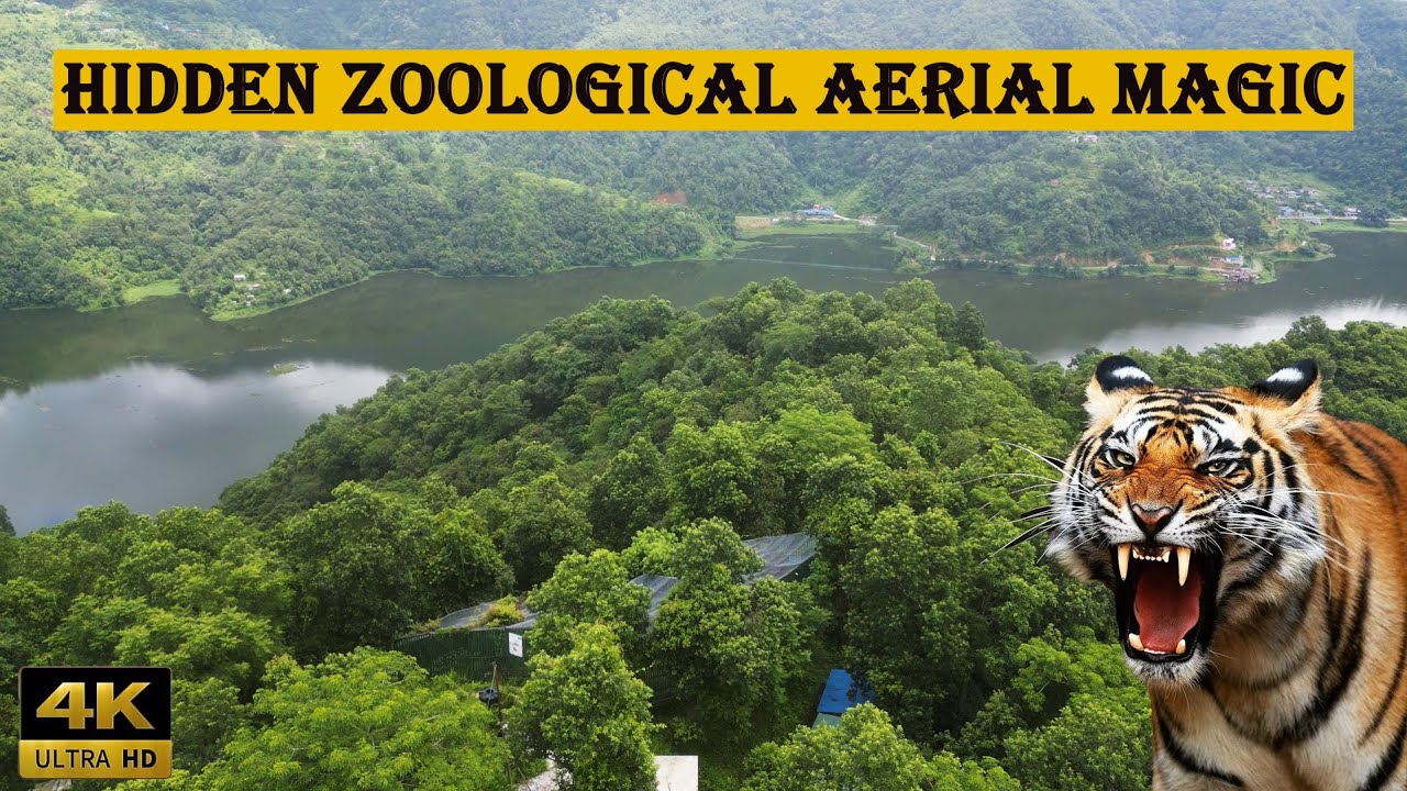 Zoological Park Pokhara from the Sky 🦅 | Stunning Drone Views | Viewtopia 4K